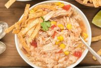 Set It and Forget It Chicken Tortilla Soup