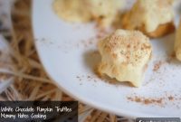 Cozy Autumn White Chocolate Pumpkin Truffles