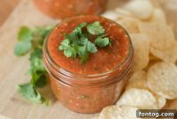 Homemade Restaurant Style Salsa