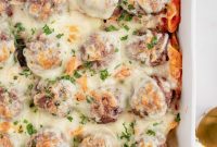 Adaptable Savory Meatball Bake