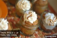 Warm Spiced Pumpkin Bread Jars
