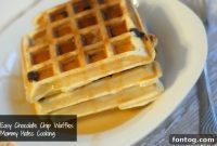 Heavenly Chocolate Chip Waffles