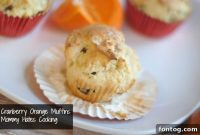 Silk Soy Cranberry Orange Muffins