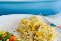 Comforting Cheesy Chicken and Rice Gluten Free