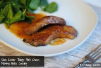 Tender Tangy Slow Cooker Pork Chops