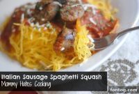 Flavorful Italian Sausage Spaghetti Squash Feast
