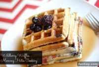 Whimsical Wildberry Waffles