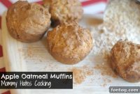 Spiced Apple Oat Muffins