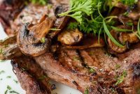 Pellet Grilled Marsala Steak