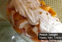 Golden Peach Trifle