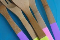 Crafting & Cooking with Painted Bamboo Utensils