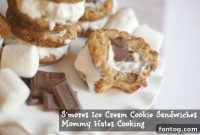Gooey S’mores Ice Cream Cookie Sandwiches (Gluten-Free Adaptable)