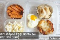 Back to School Lunchbox Ideas: Heart-Shaped Eggs & Bento Fun