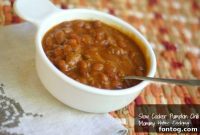Slow Cooker Pumpkin Chili Your Effortless Monday Menu