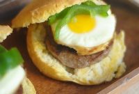 Sweet Maple Sausage Egg Biscuits