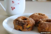Make Bake Create Delicious Pumpkin Chocolate Chip Doughnuts