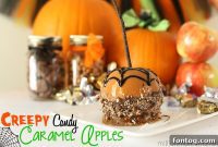 Spooky Candy Apple Creations