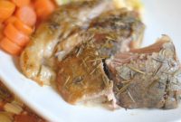 Tender Slow Cooked Rosemary Pork