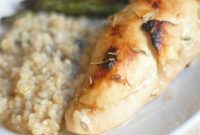 Maple and Rice Chicken Bake for Menu Plan Monday