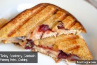 Flavorful Monday Menu: Turkey Cranberry Sandwich Edition