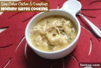 Set It and Forget It Chicken Dumpling Delight