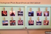 Craft Your Instagram Memories DIY Photo Board