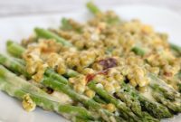 Creamy Cheesy Asparagus and Peas