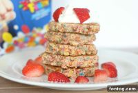 Rainbow Cereal Pancake Delight