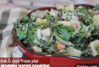 Crisp Kale Apple Potato Salad