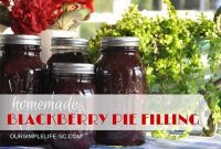 Blackberry Pie Filling Make Bake Create Ideas