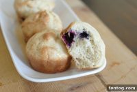 Fluffy Blueberry Pancake Muffins