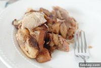 Tender Slow Cooker Apple Cinnamon Chicken