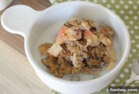 Apple Pie Spiced Baked Oats