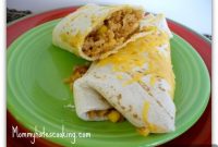 Zesty Chicken and Bean Burritos