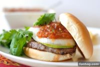 Smoldering Salsa Burger Sensation