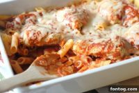Hearty Ragú Chicken Parmesan Bake