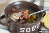 Comforting Crockpot Ham and Bean Soup