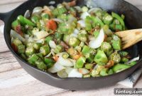 Smoky Bacon and Tender Okra Pot