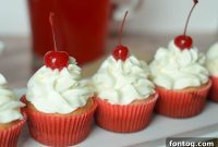 Cherry Splash Cupcakes