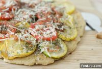 Zucchini Sunshine Pizza