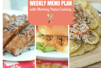 August 16th Weekly Meal Plan