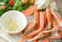 Decadent Garlic Butter Snow Crab