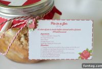 Apple Pie Jar Recipe Printable