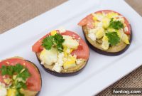 Aubergine Appetizers