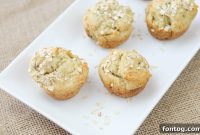 Golden Peanut Butter Banana Muffins