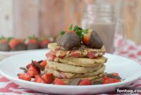 Luscious Chocolate Strawberry Pancake Delight