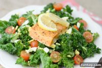 Zesty Salmon and Kale Harvest
