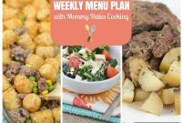 Weekly Meal Plan Starting May 1st