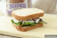 Rosemary Chicken Salad with Crispy Toast