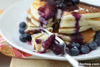 Blueberry Bliss Buttermilk Pancakes